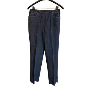 Cathy Daniels Blue Elastic Waist Stretch Jeans Women's Size S New Comfort Fit
